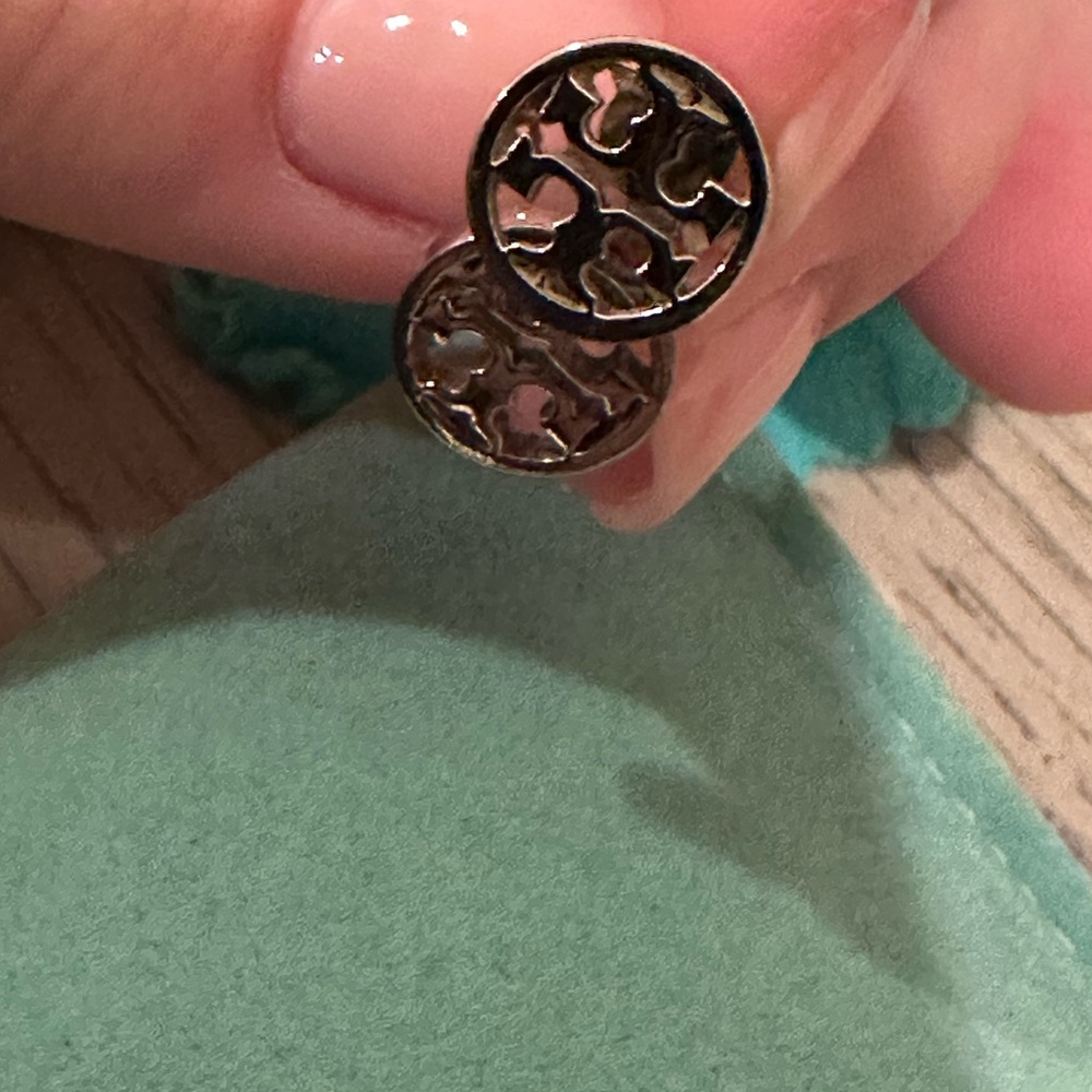 Silver Tory Burch Earrings